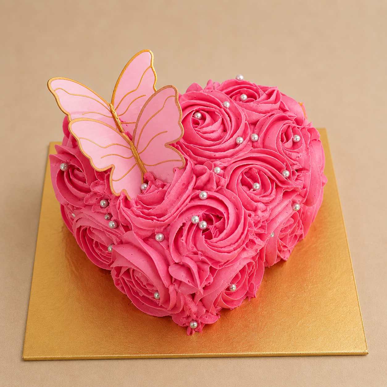 Butterfly Blush Heart